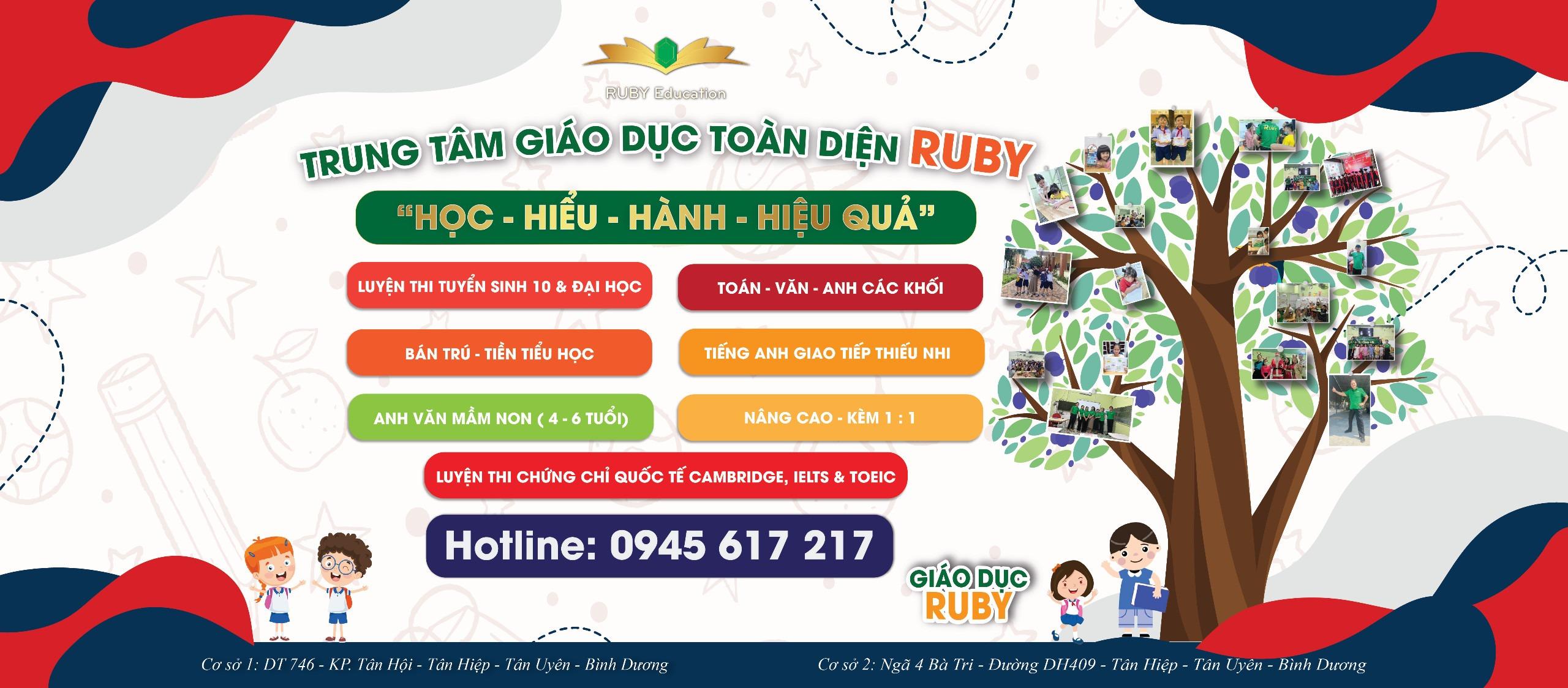 Anh Ngữ & Bồi Dưỡng Văn Hóa RUBY