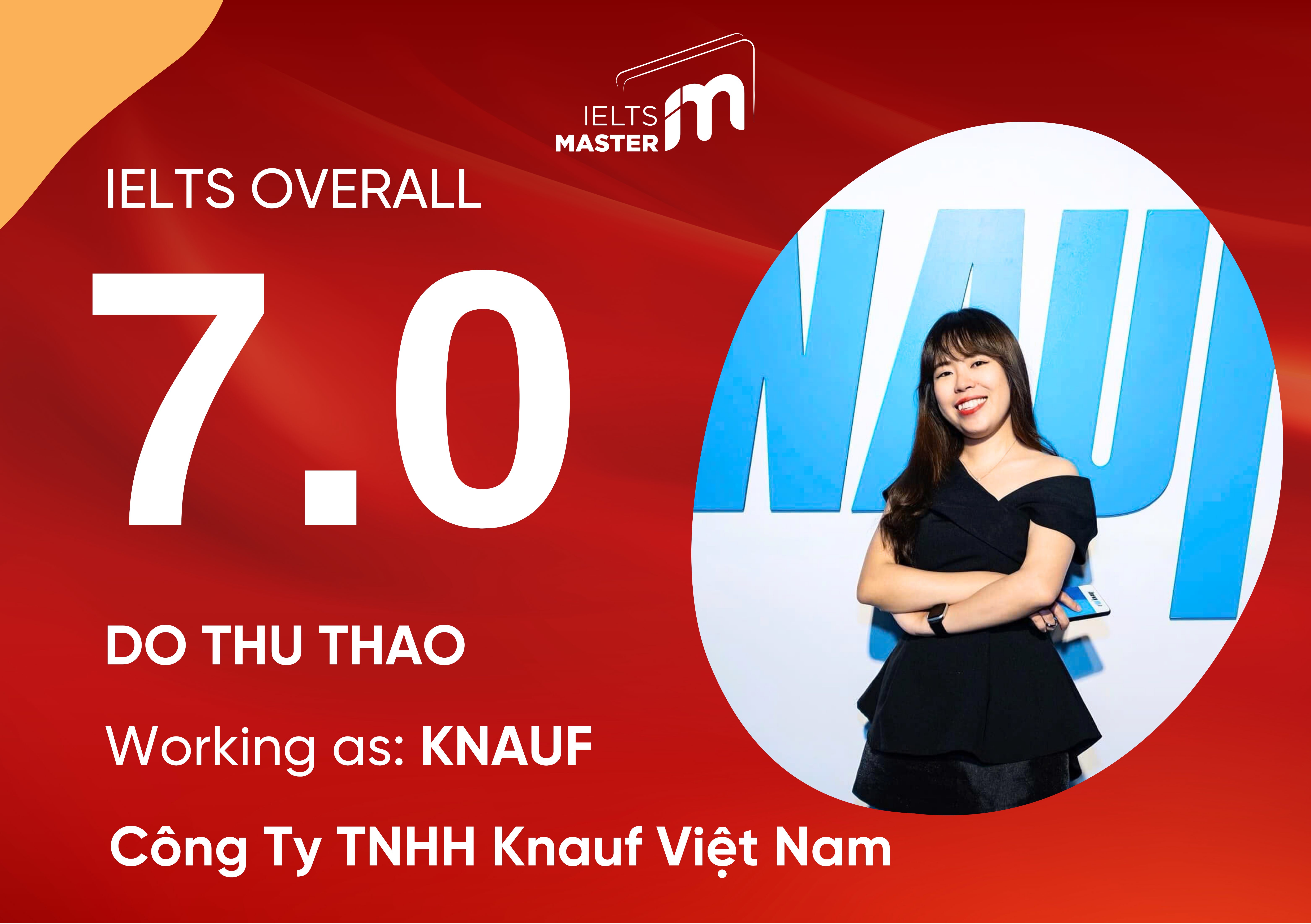 Đỗ Thu Thảo, Marketing Manager, đạt IELTS 7.0 sau khóa học tại IELTS Master, cải thiện kỹ năng tiếng Anh chuyên môn.