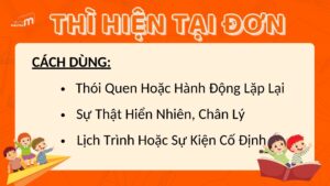 Cách dùng thì hiện tại đơn