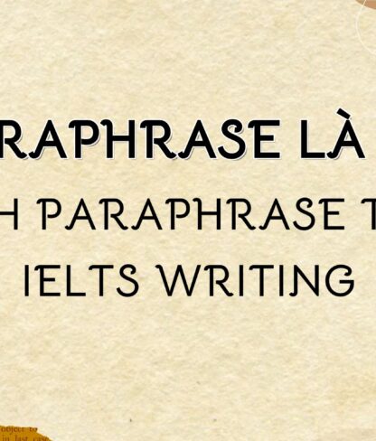 PARAPHRASE LÀ GÌ?