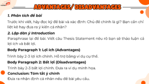 Cách viết bài dạng advantages and disadvantages