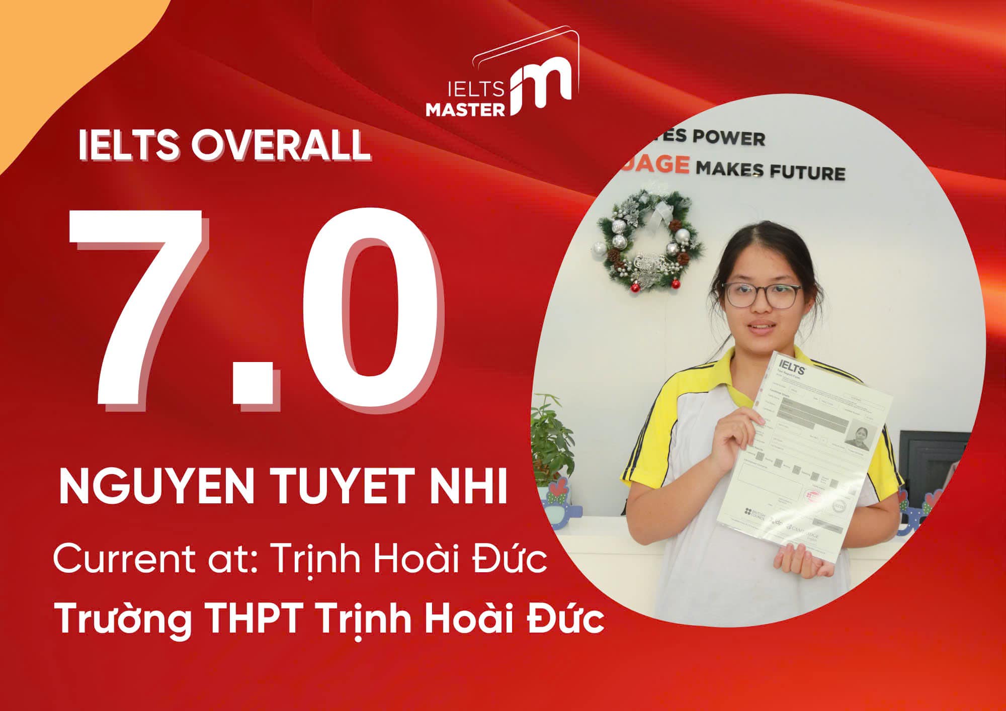 Học sinh THPT Trịnh Hoài Đức học IELTS cá nhân hóa tại IELTS Master Bình Dương