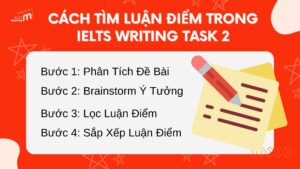 Cách tìm luận điểm trong IELTS Writing Task 2