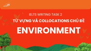 Từ vựng và collocations trong IELTS Writing Task 2 chủ đề Enviroment