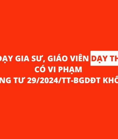 dạy thêm online