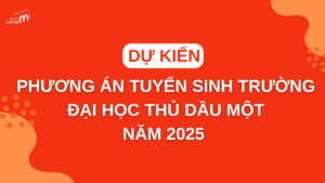 Phương thức tuyển sinh Đại học Thủ Dầu Một