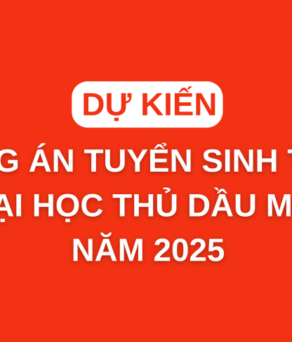 Phương thức tuyển sinh Đại học Thủ Dầu Một