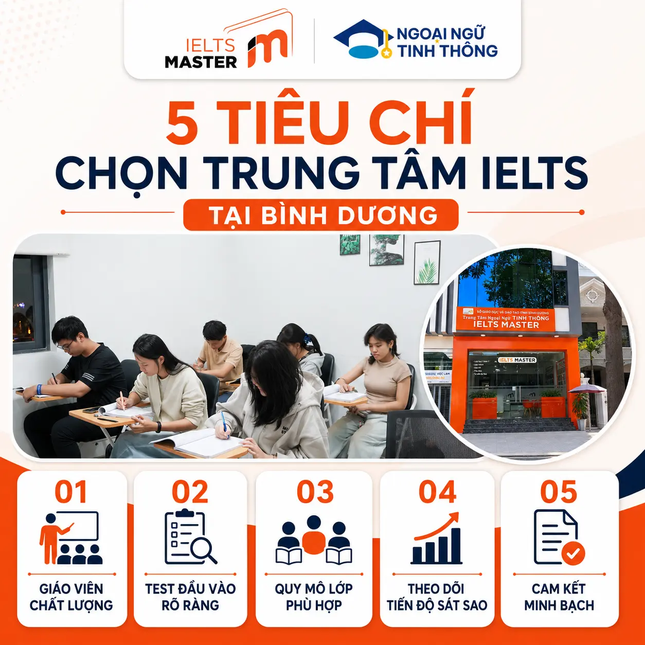 Tiêu chí lựa chọn trung tâm IELTS Bình Dương chất lượng