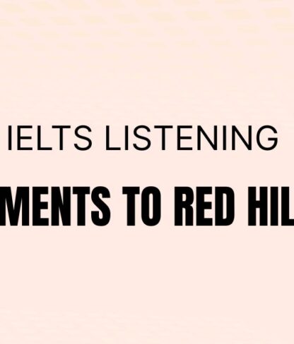 Improvements to red hill suburb