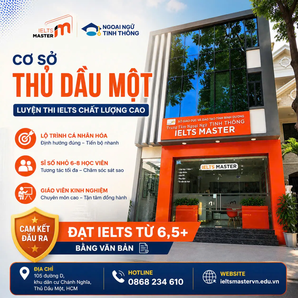Địa chỉ IELTS Master tại Thủ Dầu Một Bình Dương
