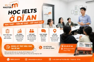 Lớp IELTS sĩ số nhỏ tại Dĩ An Bình Dương