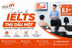 Lớp học tại trung tâm IELTS Master Bình Dương