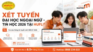 4 phương thức xét tuyển Đại học Ngoại ngữ - Tin học 2026