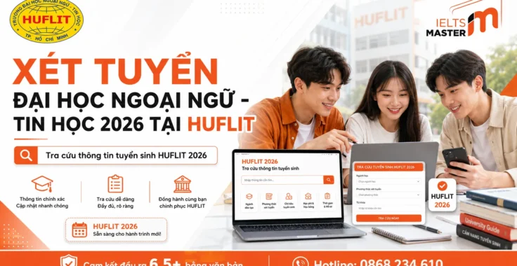 4 phương thức xét tuyển Đại học Ngoại ngữ - Tin học 2026