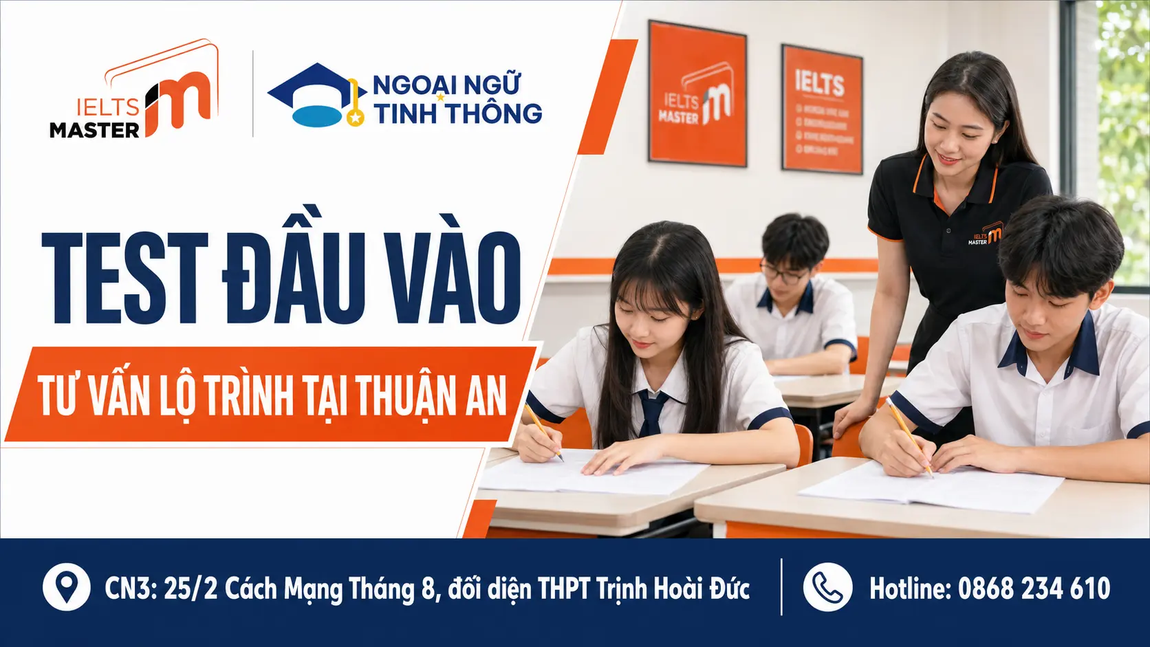 Test đầu vào và tư vấn lộ trình IELTS tại Thuận An